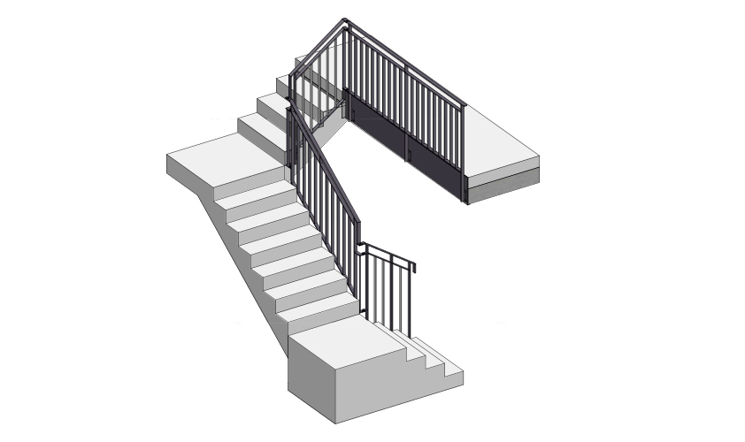 Konstruktion Treppe