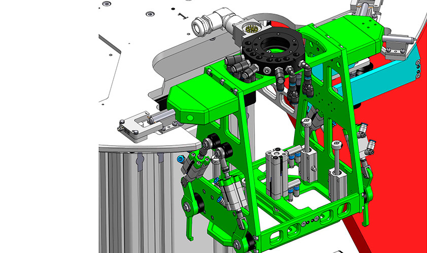 Konstruktion Greifer